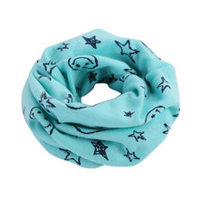 Load image into Gallery viewer, 2019 cartoon Children Boys Girls Baby Wool Ring Scarf Cotton O Ring printed Scarf LIC Neck Scarves Shawl warm Winter Neckerchief