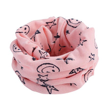 Load image into Gallery viewer, 2019 cartoon Children Boys Girls Baby Wool Ring Scarf Cotton O Ring printed Scarf LIC Neck Scarves Shawl warm Winter Neckerchief