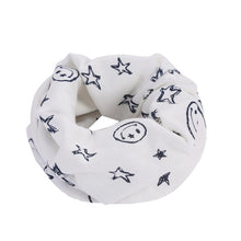 Load image into Gallery viewer, 2019 cartoon Children Boys Girls Baby Wool Ring Scarf Cotton O Ring printed Scarf LIC Neck Scarves Shawl warm Winter Neckerchief