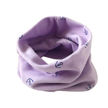 Load image into Gallery viewer, 2019 cartoon Children Boys Girls Baby Wool Ring Scarf Cotton O Ring printed Scarf LIC Neck Scarves Shawl warm Winter Neckerchief