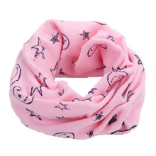 Load image into Gallery viewer, 2019 cartoon Children Boys Girls Baby Wool Ring Scarf Cotton O Ring printed Scarf LIC Neck Scarves Shawl warm Winter Neckerchief